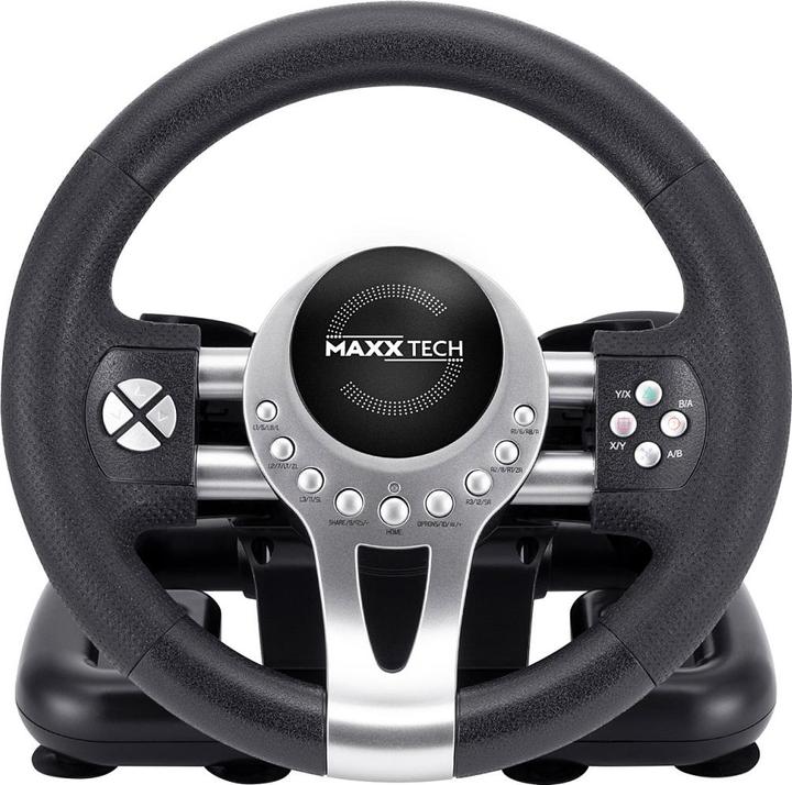 Produktbild Maxx Tech Pro Racing Wheel Kit (PC, Switch, PS4, XBX) (PC, Switch, PS4, Xbox One S, Xbox One X, Xbox Series S, Xbox Series X)
