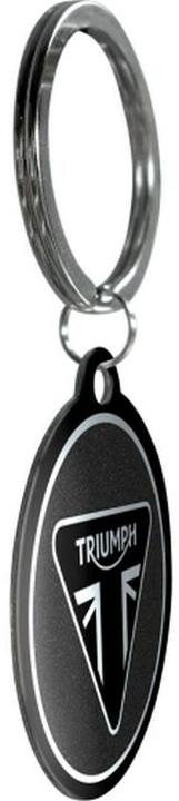 Actual product image Nostalgic-Art Merchandising Nostalgic Art key ring Triumph Ø 4 cm, black, motif