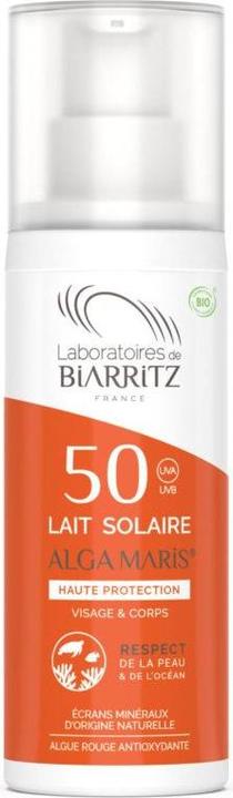 Image du produit Laboratoires de Biarritz Lait solaire (Lait solaire, SPF 50, 100 ml, 168 g)