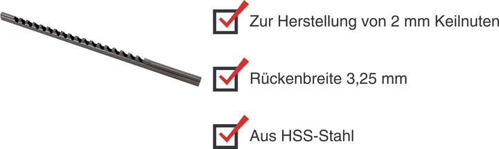 Image du produit Paulimot HSS-Räumnadel 2 mm