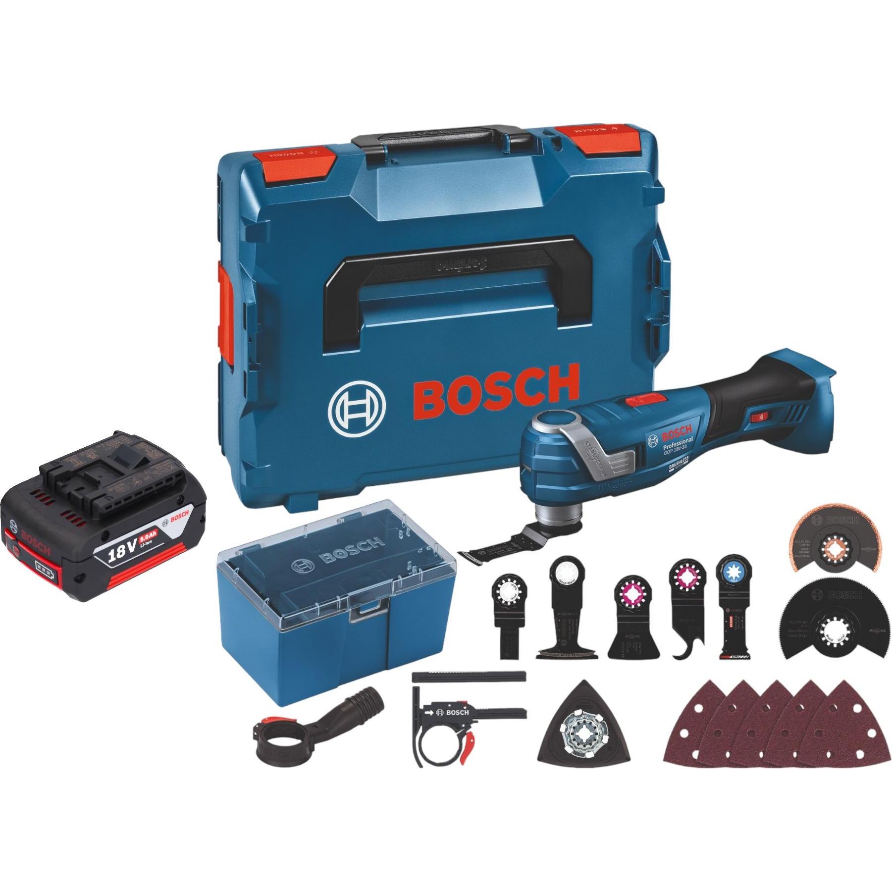 Bosch Professional, Multifunktionswerkzeug, GOP 18V-34