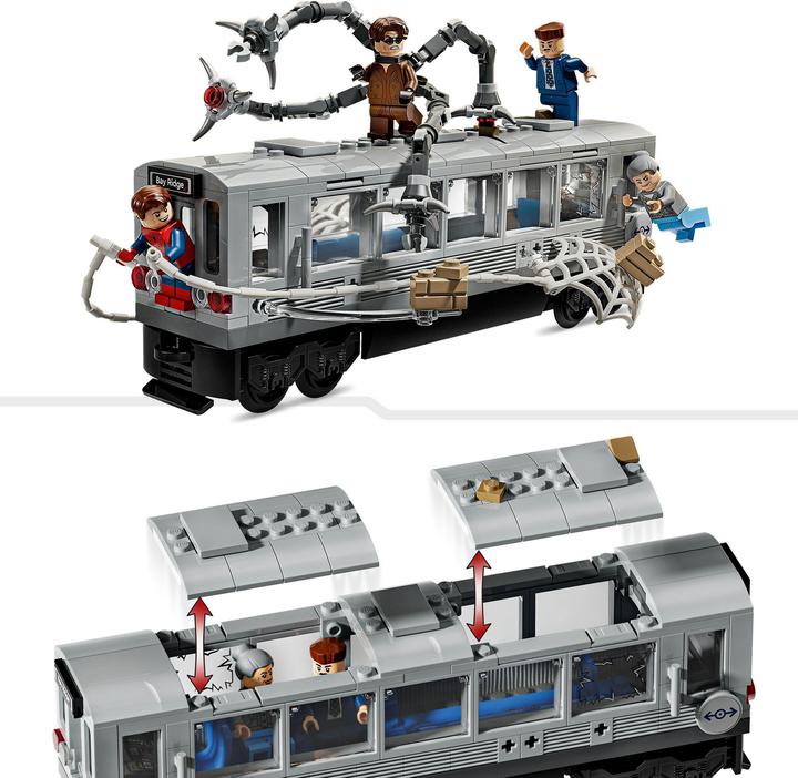 Actual product image LEGO Spider-Man vs. Doc Ock: Showdown in der U-Bahn (76321)