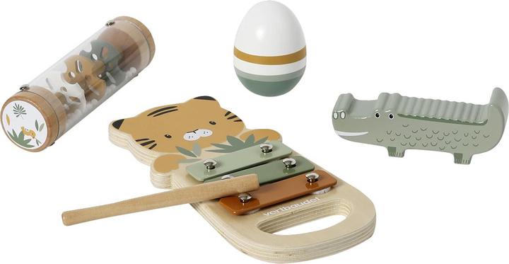 Image du produit Vertbaudet Set de 4 instruments de musique pour bébé TANSANIA, bois FSC®.