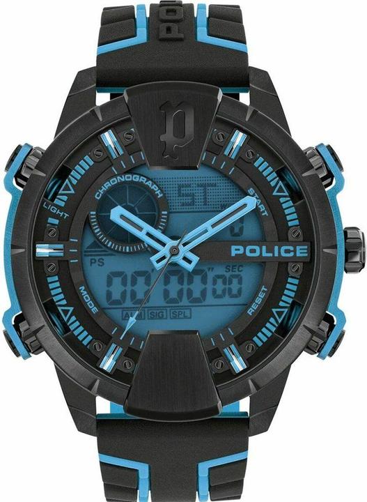 Produktbild Police PEWJP2110202 Taronga Herren 53mm 5ATM (Digitaluhr, Analoguhr, 53 mm)