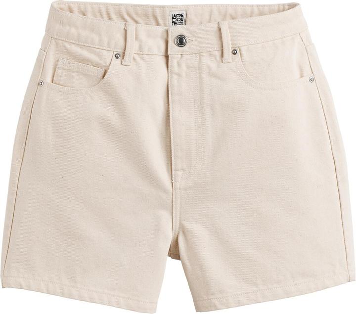 Produktbild La Redoute Collections Jeansshorts mit hohem Bund (38)