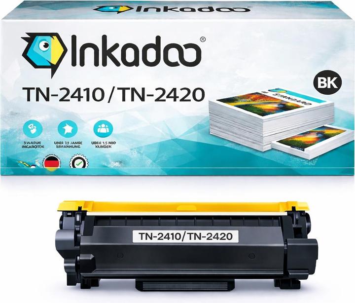 Produktbild Inkadoo Kompatibel Toner für Brother TN-2410 / TN-2420 (BK)