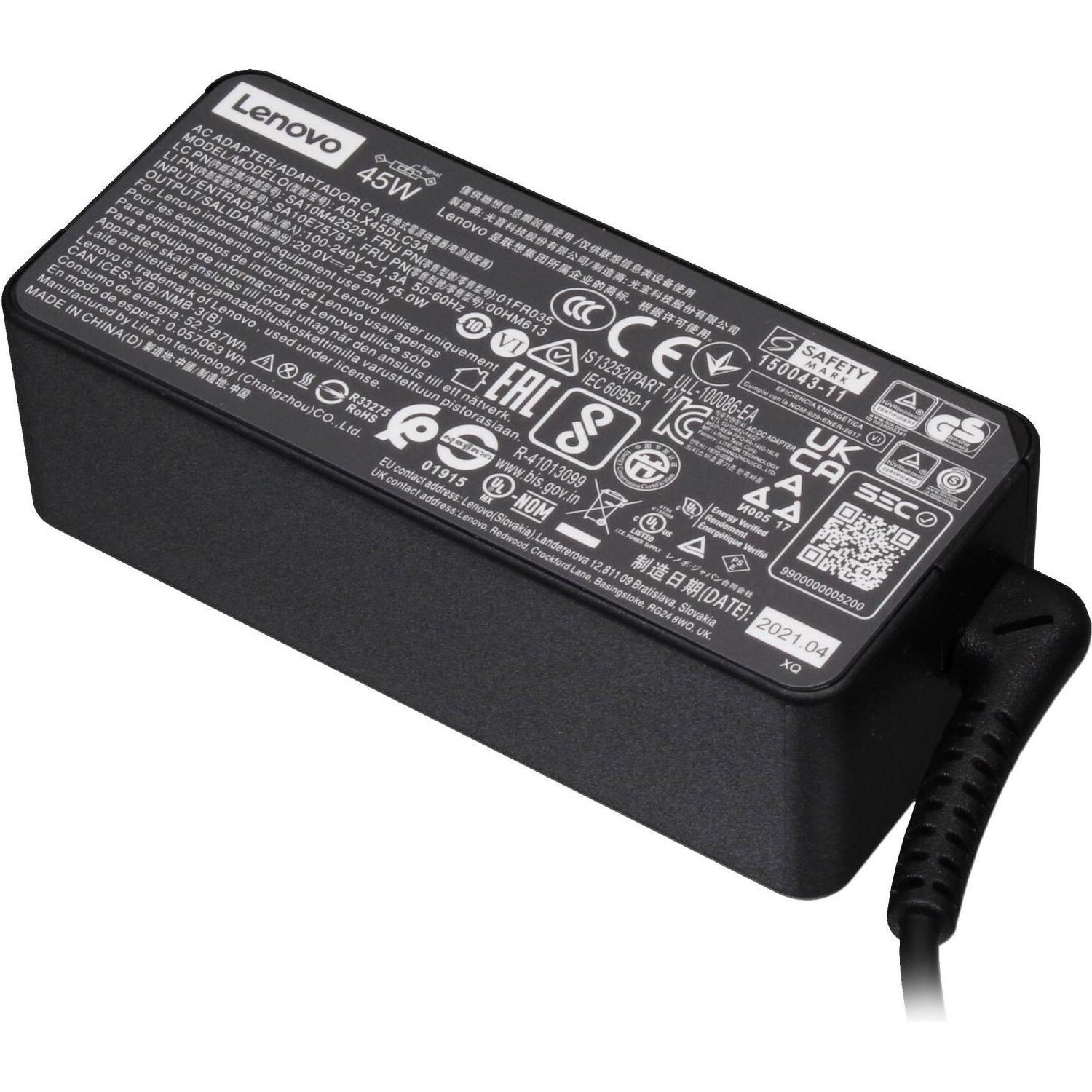 Thumbnail - Lenovo ADLX45NAC3A (45 W), Notebook Netzteil, Schwarz