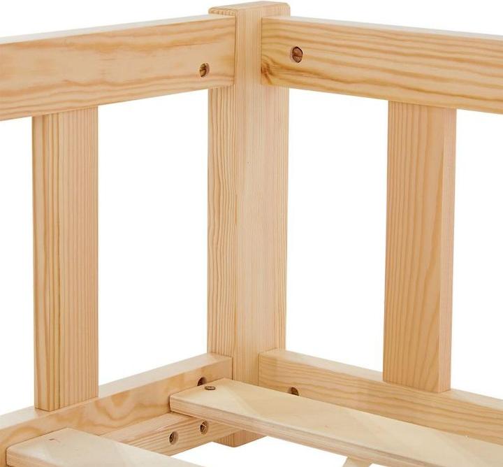 Image du produit Homestyle4u Kinderbett mit Rausfallschutz (90 x 200 cm)