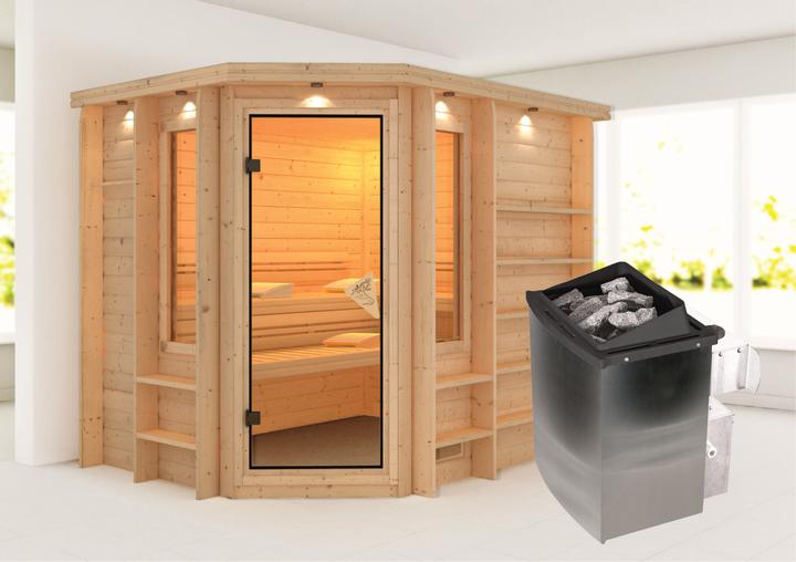 Image du produit Karibu Riona avec couronne de toit (Contrôle interne de 9 KW)