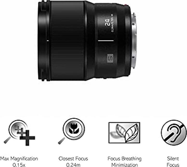 Produktbild Panasonic Lumix S 24mm f/1.8 (L-Mount, Vollformat)
