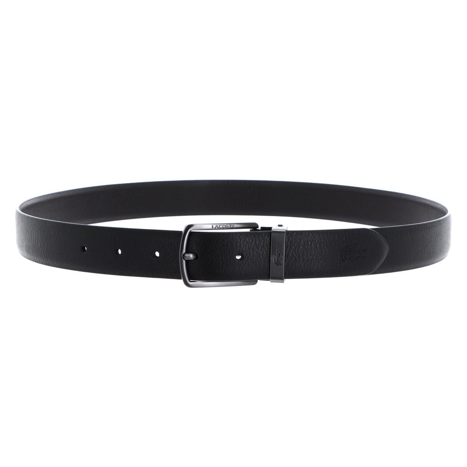 Lacoste, Herren, Gürtel, Elegance Reversible Stitched Box Belt, Braun, Schwarz