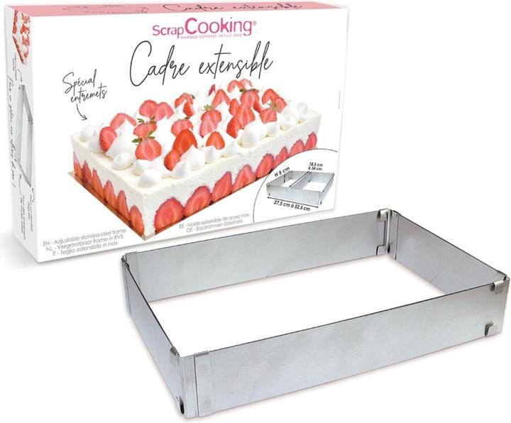 Produktbild ScrapCooking Edelstahl-Backform Rechteckig