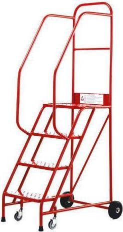 Produktbild RS PRO Mobile Treppe, 4-stufig (Trittleiter, 200 cm)