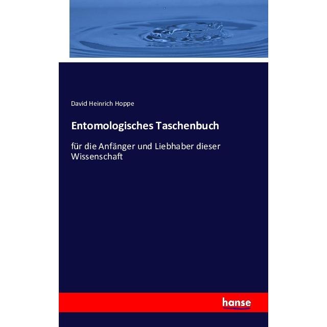 Entomologisches Taschenbuch, Fachbücher von David Heinrich Hoppe