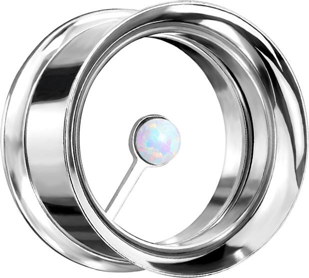 Produktbild Star Piercing Micro Ball Closure Ring silber und Kristall silber (ohne Messing, Chirurgenstahl 316L)