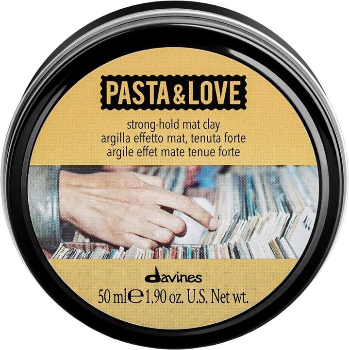 Produktbild Davines Pasta & Love - Strong Hold Mat Clay (Haarpaste, Haarpomade, 50 ml)