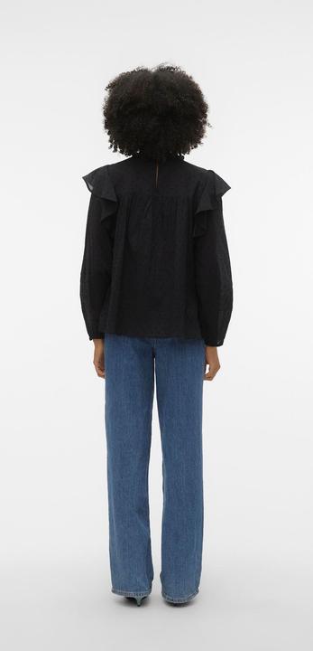 Image du produit Vero Moda VMTRINE LS LACE TOP WVN Chemisier (M)