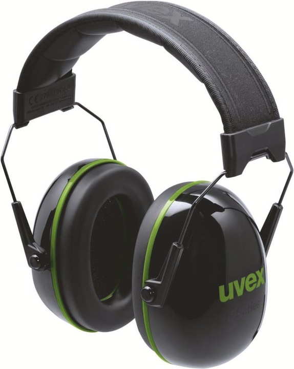 Produktbild Uvex Safety Kapselgehörschutz K10 schwarz, grün SNR 30 dB Grösse L, M, S (1 x)