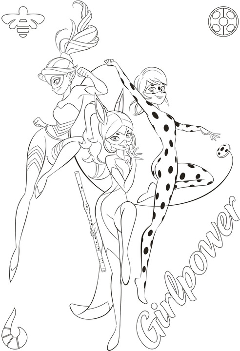 Actual product image Panini Miraculous: Superhero Power - Strong motifs for coloring