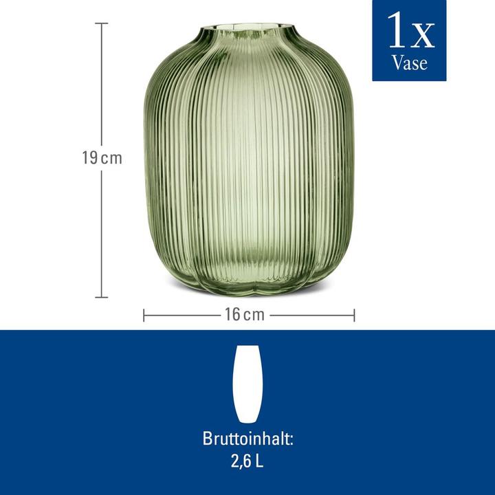 Actual product image Villeroy & Boch Vase Fleur vert (1x, 2.60 l)
