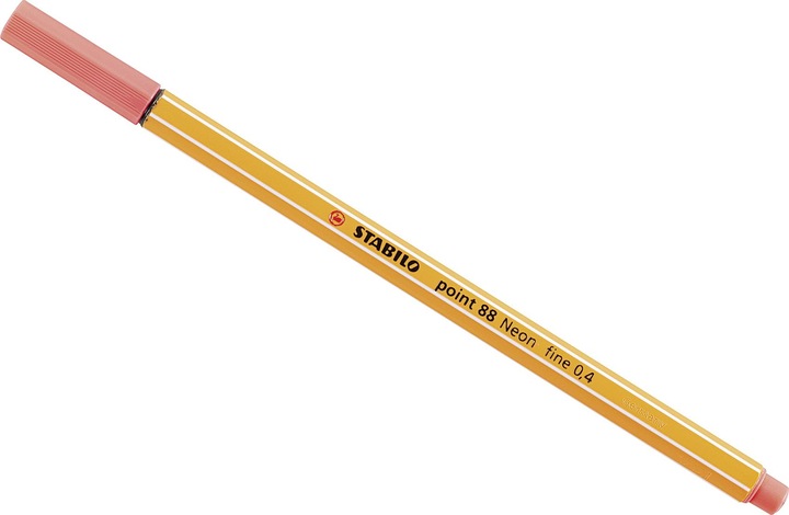 Produktbild STABILO point 88 Fineliner (Neonrot, 1 x)