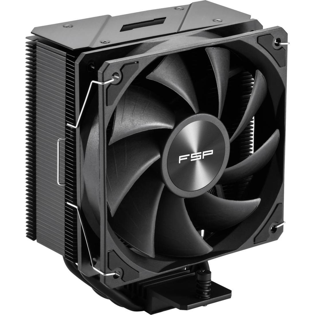 Fortron Air CPU Cooler NP5-B LGA/1851/1700/1200 AMD:AM4/AM5, CPU Kühler, Schwarz