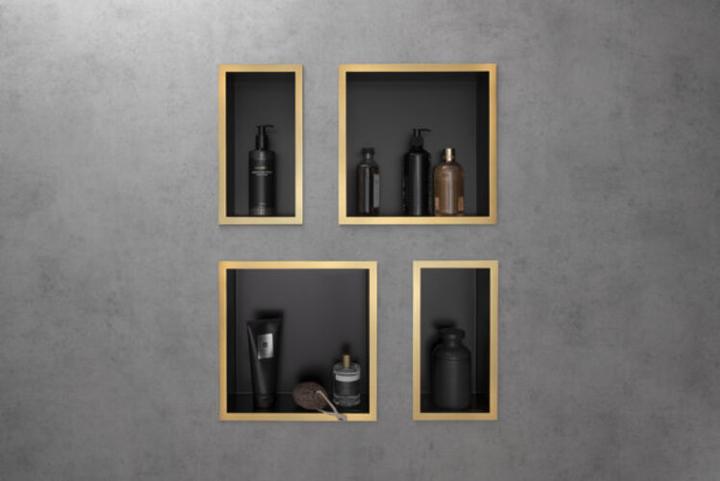 Actual product image hansgrohe HG wall niche XtraStoris Individual ma-sw 300x150x100mm design frame matt white