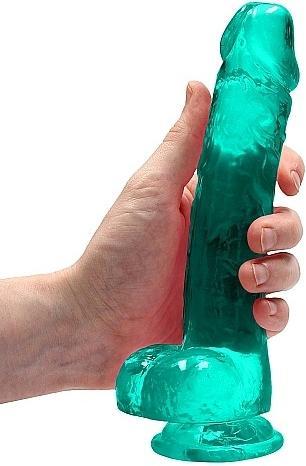 Actual product image RealRock 8" / 19 cm Realistic Dildo with Balls