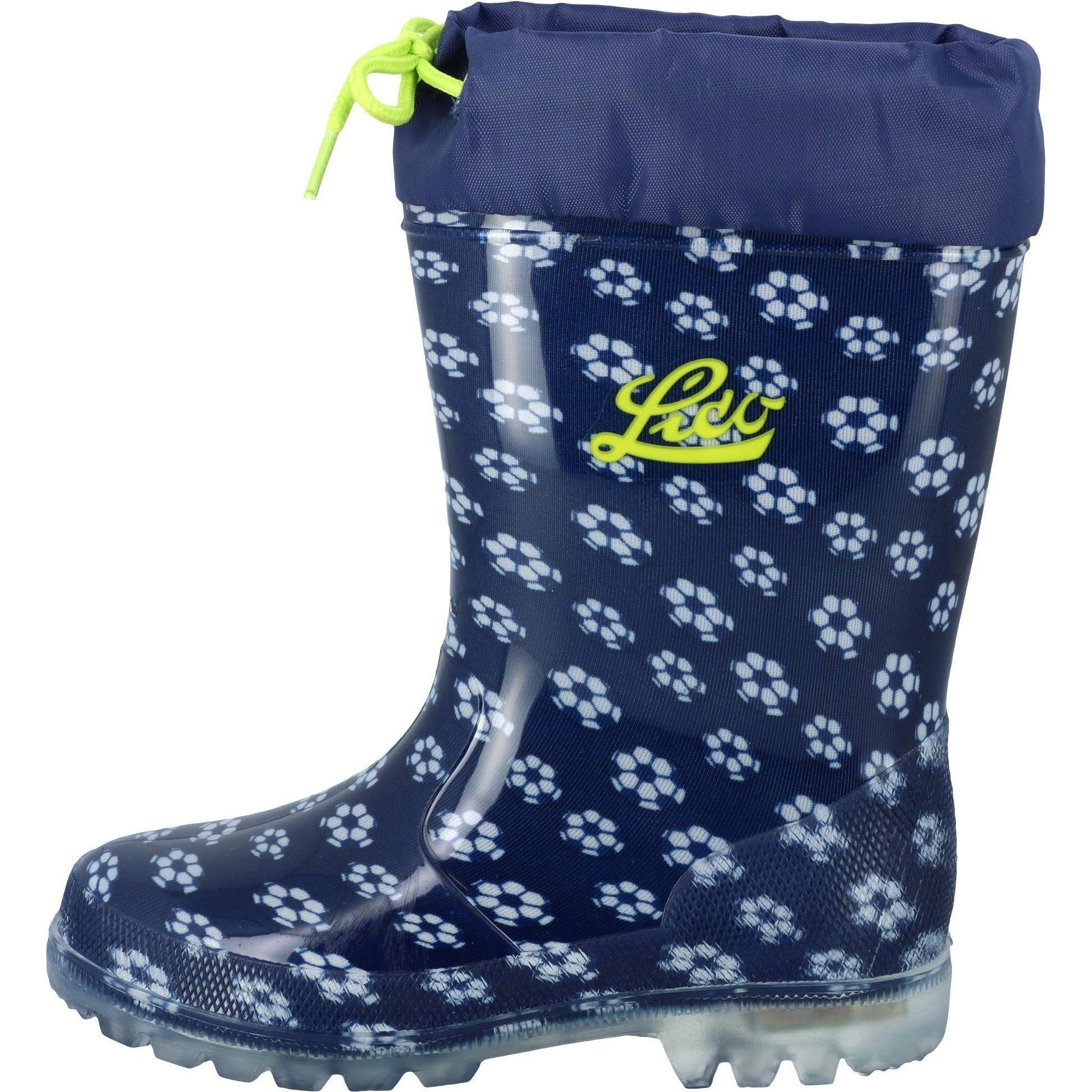 Lico, Jungen, Gummistiefel, Power Blinky, Blau, (34)