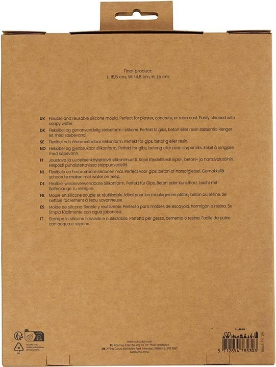 Actual product image Creativ Company Versiegelung Giessform Gingkoblatt, Zubehörart Basteln