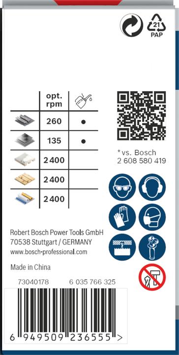 Nutritional values and ingredients Bosch Professional Zubehör PRO Multi material hole saw, 33 mm, with thread (33 millimetres)