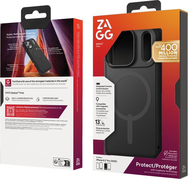 Immagine prodotto Zagg Case für Apple iPhone 17 Pro Sedona Snap flood black (Apple iPhone 17 Pro)