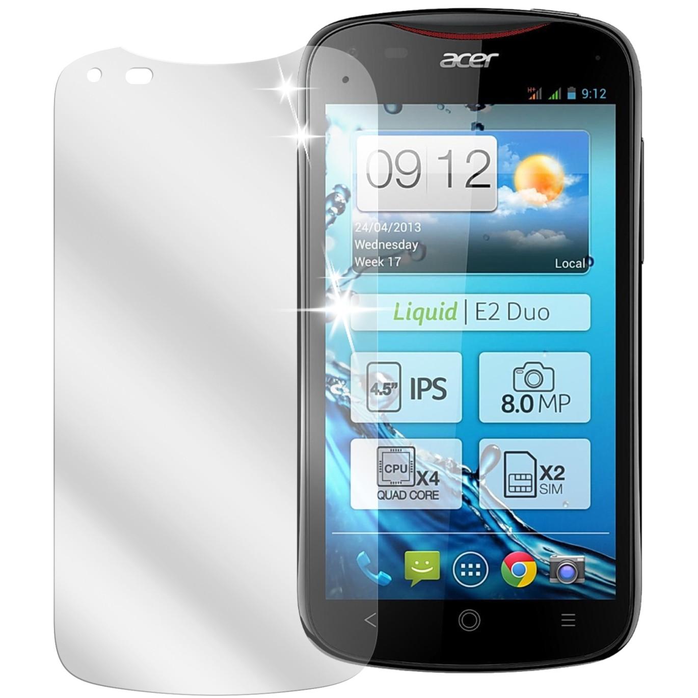 Thumbnail - Dipos Displayschutzfolie Crystalclear (2 Stück, Acer Liquid S2), Smartphone Schutzfolie, Transparent