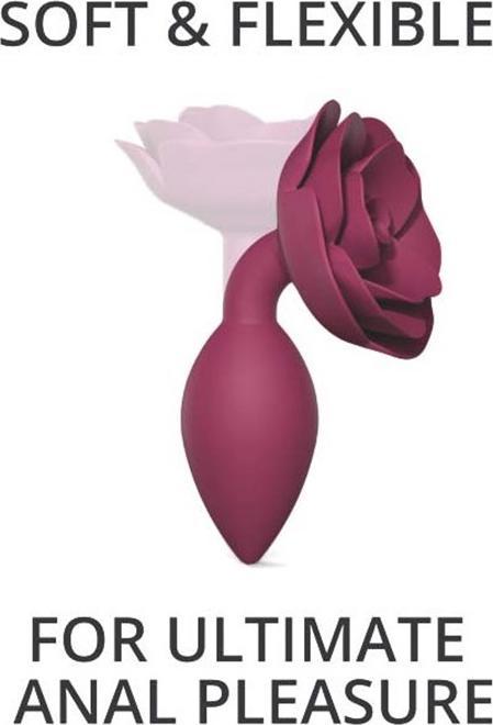 Actual product image Love to Love Anal plug open Rose Red