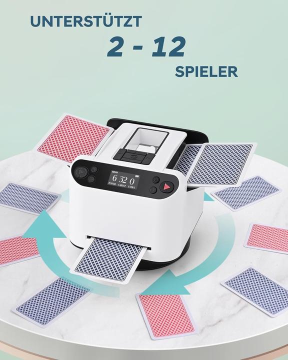 Image du produit Oblitzon Automatischer Kartenmischer mit Verteiler, für 12 Decks