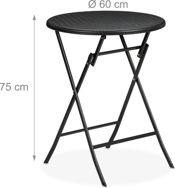 Image du produit Relaxdays Table-de-jardin (60 cm)