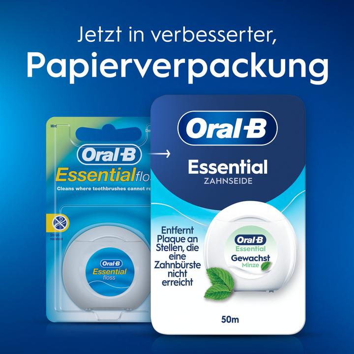Immagine prodotto Oral-B Essential Floss mint gewachst 50m Zahnseide 50 m (50 m)