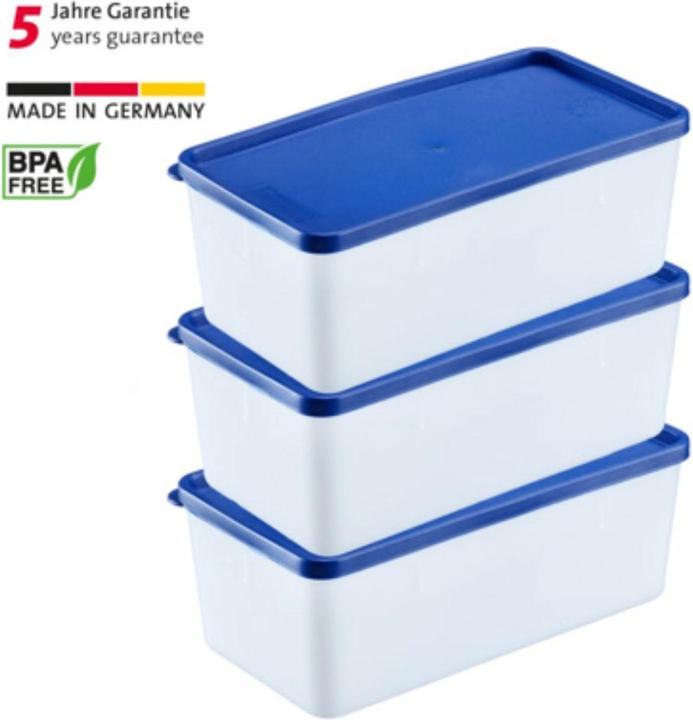 Produktbild Westmark Gefrierdosen 'Trio', 3er Pack (1.50 l)