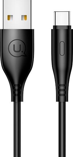 Image du produit Usams Câble U18 USB-C 2A Fast Charge 1m czarny/black SJ267USB01 (US-SJ267) (1 m, USB 3.0)