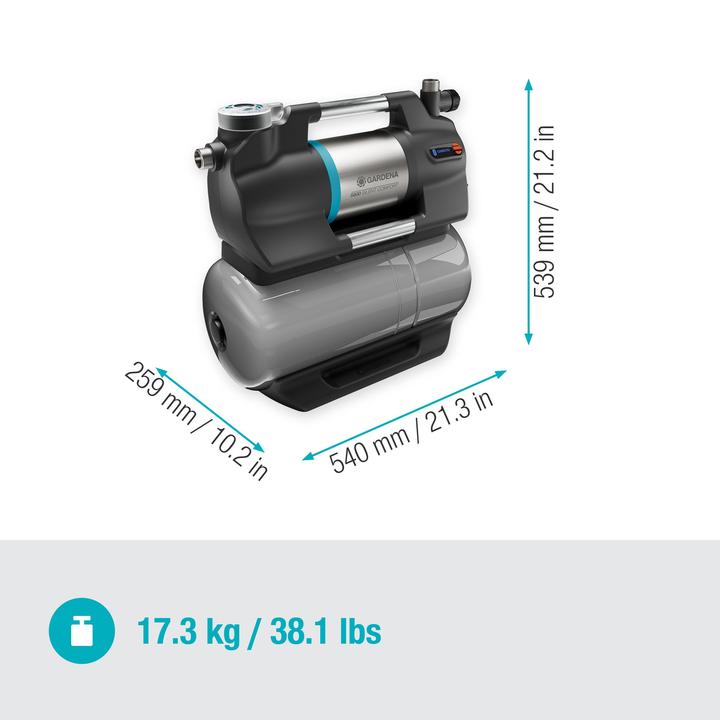 Produktbild Gardena Hydrophor-Set 5600 SilentComfort 09067-20 (Hauswasserpumpe)