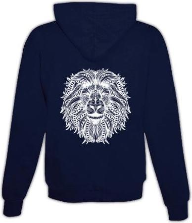 Immagine prodotto Schwesternuhr Felpa con cappuccio Mandala Lion Unisex (L)