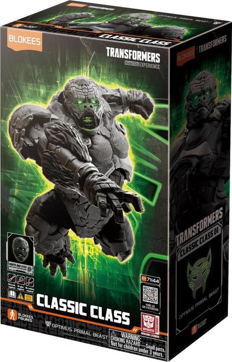Actual product image Blokees Transformers Plastic Model Classic Class 04 Optimus Primal Beast 25 cm