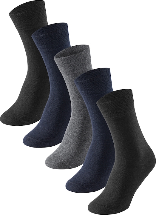 Black, Grey, Dark Blue