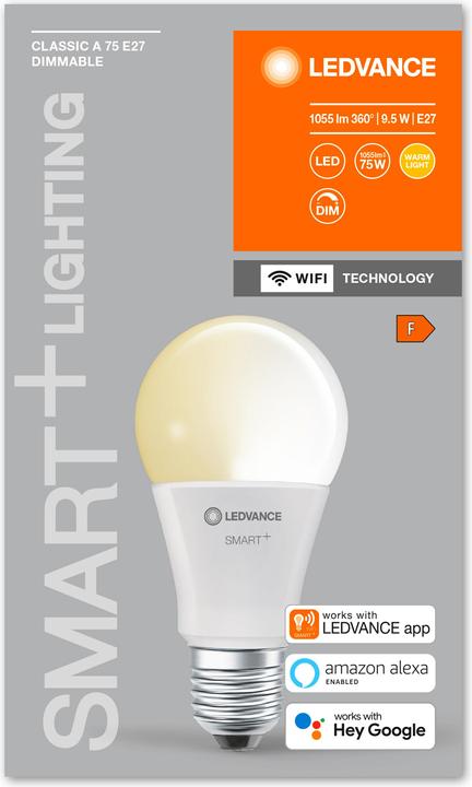 Immagine prodotto Ledvance Classic A (E27, 9.50 W, 1055 lm, 1 x, F)
