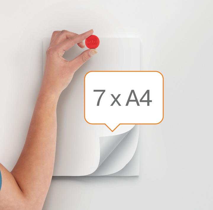 Actual product image Nobo Magnet round 32mm 1915300 red 10 pieces (10 x)
