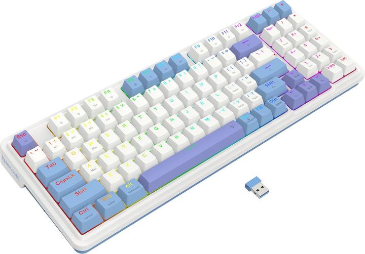 Actual product image Redragon Klawiatura Gloria Pro (US, Cable, Wireless)