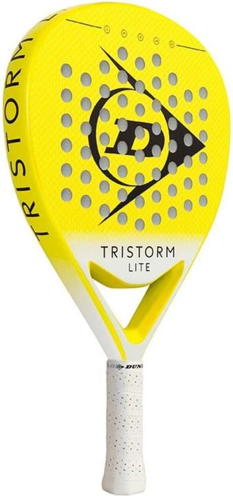 Actual product image Dunlop Padel racket Tristorm Lite Yellow white (2025)