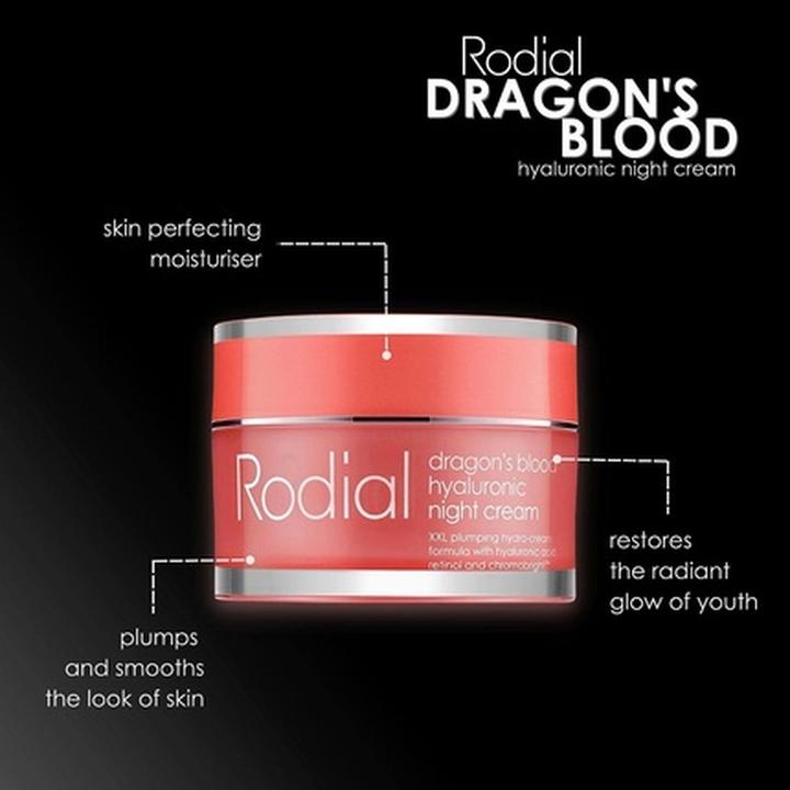 Actual product image Rodial Dragon's Blood Hyaluronic Night Cream (50 ml, Night cream)