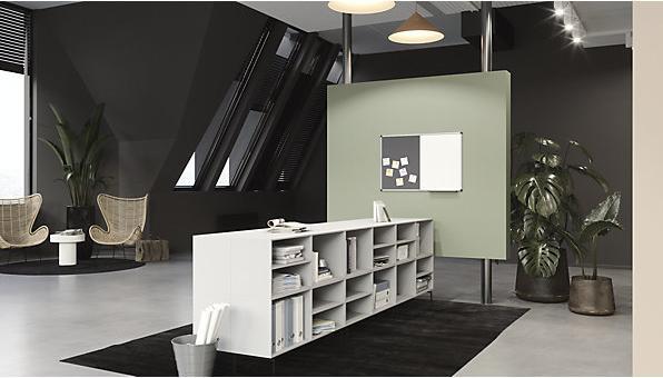 Actual product image Legamaster UNITE combiboard feutre gris-tableau blanc 60x90cm (90 x 60 cm)