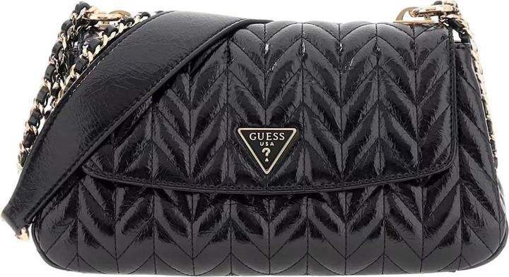 Actual product image Guess Herringbone Press Stud Handbag